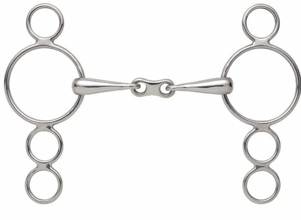 3 Ring Dutch Gag With French Link^Shires Equestrian Discount