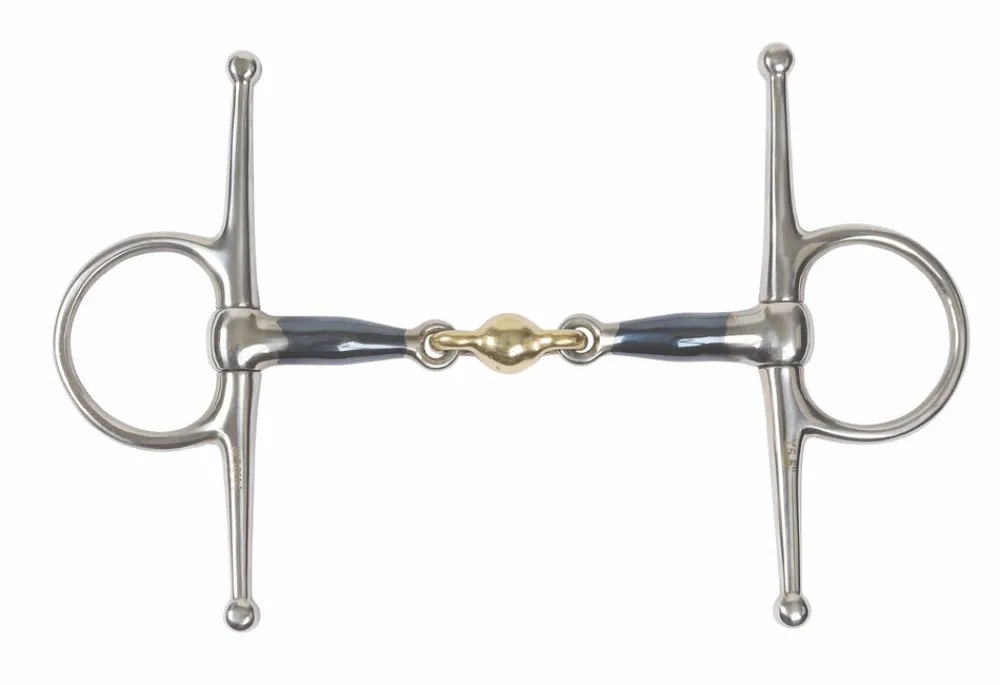 Blue Sweet Iron Full Cheek with Lozenge^Shires Equestrian Online