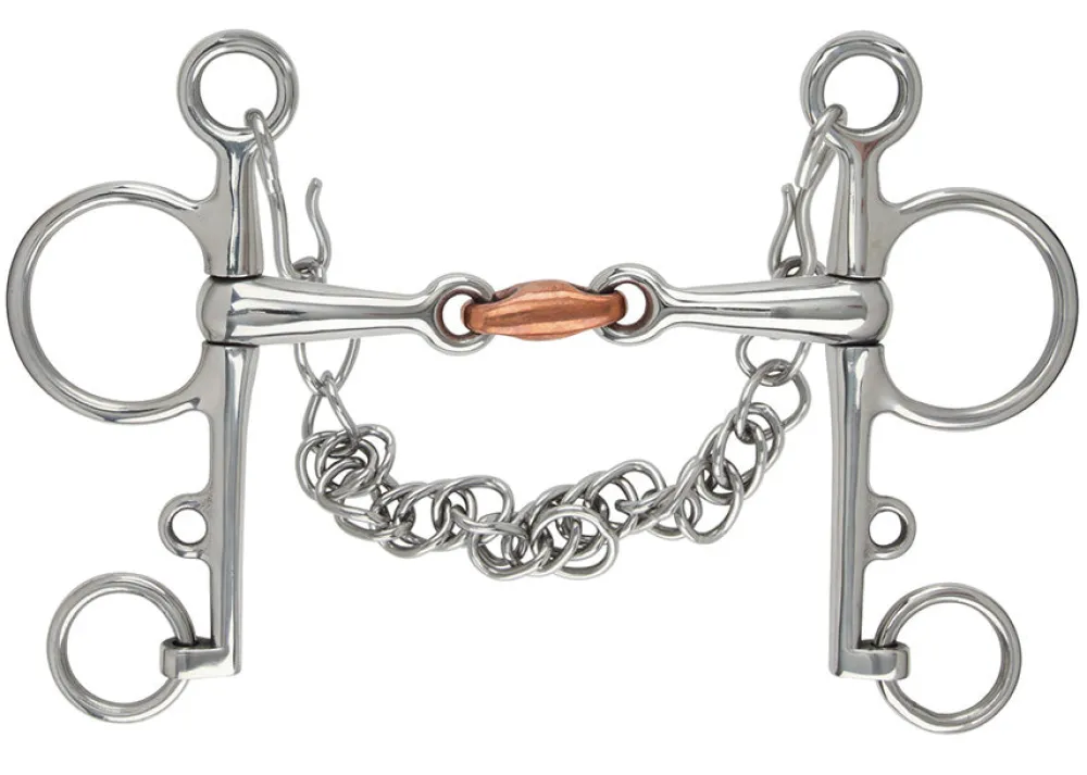 Double Jointed Copper Lozenge Pelham^Shires Equestrian New