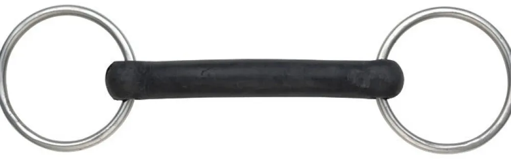 Hard Rubber Mouth Snaffle^Shires Equestrian