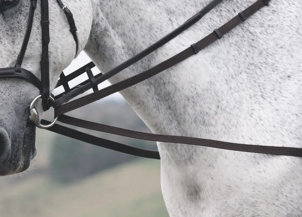 Velociti GARA Cotton Web Draw/Running Reins^Shires Equestrian Discount