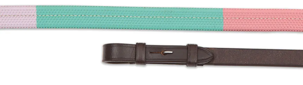 Velociti GARA Rubber Grip Training Reins^Shires Equestrian