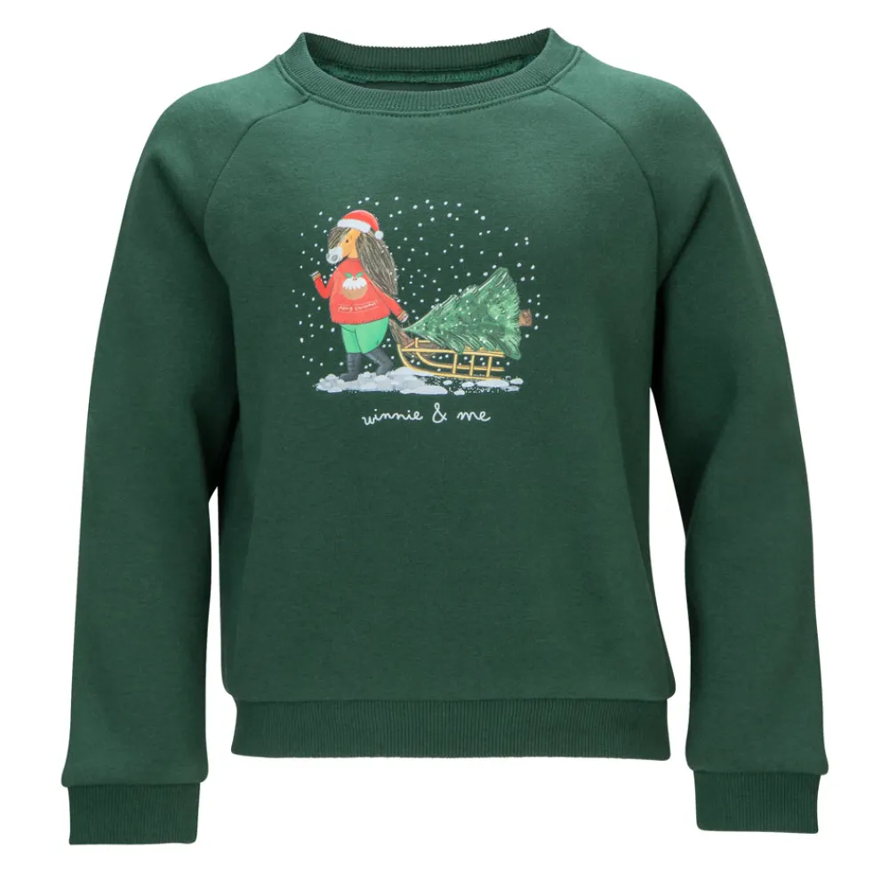 Winnie & Me Festive Sweatshirt - Child^Shires Equestrian Discount